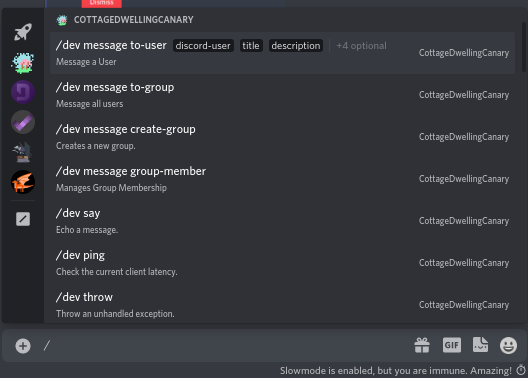 The command picker
